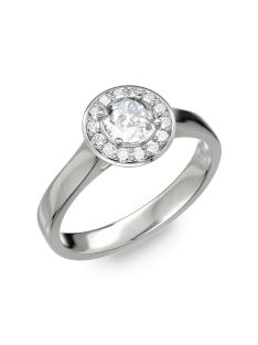   Gyűrűguru eljegyzési gyűrű 0.5ct szintetikus gyémánttal BRK299 