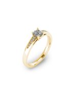 Gyűrűguru eljegyzési gyűrű 0,25ct H/SI gyémánttal BRK400  