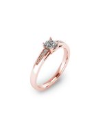 Gyűrűguru eljegyzési gyűrű 0,25ct szintetikus gyémánttal BRK400  