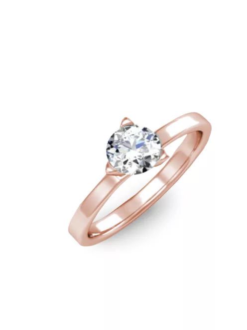 Gyűrűguru eljegyzési gyűrű 0,4ct I/SI gyémánttal BRK414  