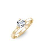 Gyűrűguru eljegyzési gyűrű 0,4ct szintetikus gyémánttal BRK414  