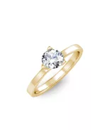Gyűrűguru eljegyzési gyűrű 0,4ct szintetikus gyémánttal BRK414  