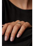 Gyűrűguru eljegyzési gyűrű 0,4ct szintetikus gyémánttal BRK414  