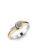 Gyűrűguru eljegyzési gyűrű 0.2ct H/SI gyémánttal BRK 431 