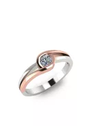 Gyűrűguru eljegyzési gyűrű 0.2ct I/SI gyémánttal BRK 431 
