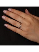 Gyűrűguru eljegyzési gyűrű 0.2ct szintetikus gyémánttal BRK 431 