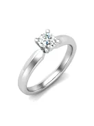 Gyűrűguru eljegyzési gyűrű 0,3ct I/SI gyémánttal BRK608 