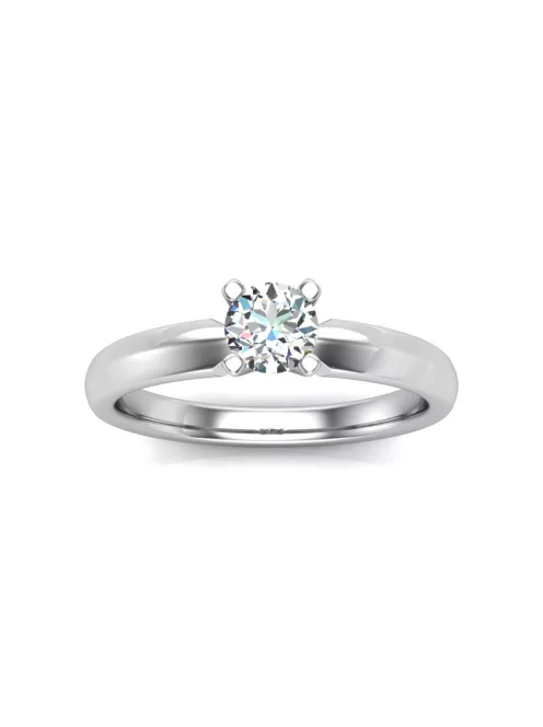 Gyűrűguru eljegyzési gyűrű 0,3ct I/SI gyémánttal BRK608 