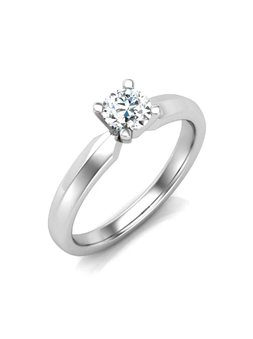 Gyűrűguru eljegyzési gyűrű 0,3ct szintetikus gyémánttal BRK608 