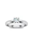 Gyűrűguru eljegyzési gyűrű 0,3ct szintetikus gyémánttal BRK608 