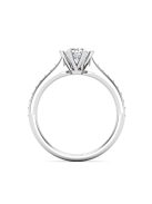 Gyűrűguru eljegyzési gyűrű 0,4ct H/SI gyémánttal BRK610 