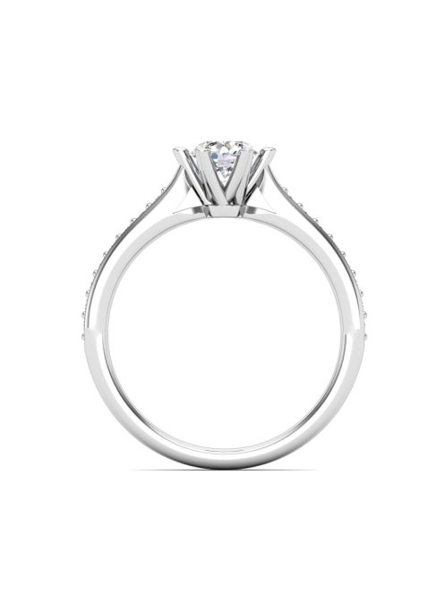 Gyűrűguru eljegyzési gyűrű 0,4ct H/SI gyémánttal BRK610 