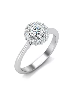   Gyűrűguru eljegyzési gyűrű 0,4ct I/SI gyémánttal BRK614 