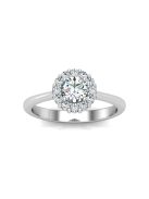 Gyűrűguru eljegyzési gyűrű 0,4ct H/SI gyémánttal BRK614 