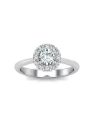 Gyűrűguru eljegyzési gyűrű 0,4ct I/SI gyémánttal BRK614 
