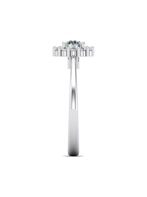 Gyűrűguru eljegyzési gyűrű 0,4ct szintetikus gyémánttal BRK614 