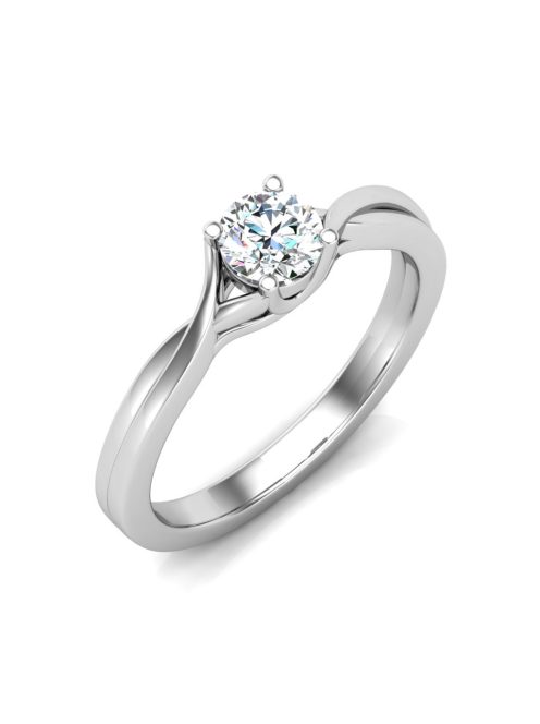 Gyűrűguru eljegyzési gyűrű 0,25ct H/SI gyémánttal BRK615 