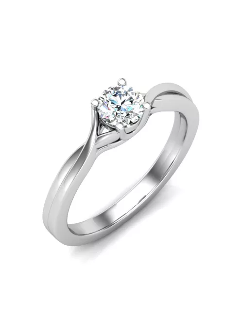 Gyűrűguru eljegyzési gyűrű 0,25ct I/SI gyémánttal BRK615 