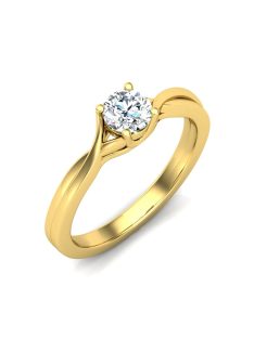   Gyűrűguru eljegyzési gyűrű 0,25ct H/SI gyémánttal BRK615 