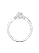 Gyűrűguru eljegyzési gyűrű 0,25ct I/SI gyémánttal BRK615 
