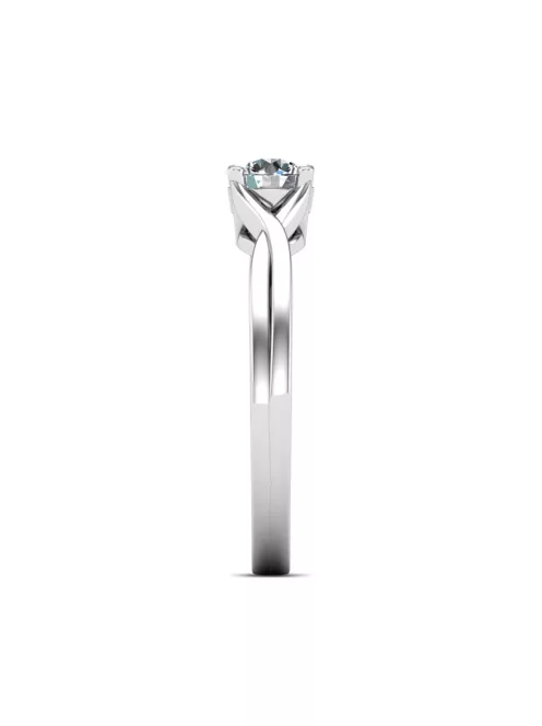 Gyűrűguru eljegyzési gyűrű 0,25ct I/SI gyémánttal BRK615 