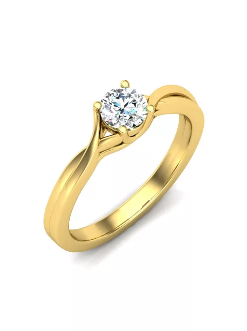Gyűrűguru eljegyzési gyűrű 0,25ct szintetikus gyémánttal BRK615 