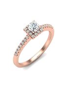 Gyűrűguru eljegyzési gyűrű 0,25ct H/SI gyémánttal BRK616 
