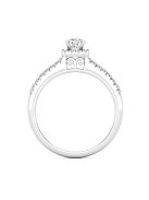 Gyűrűguru eljegyzési gyűrű 0,25ct H/SI gyémánttal BRK616 