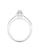 Gyűrűguru eljegyzési gyűrű 0,25ct I/SI gyémánttal BRK616 