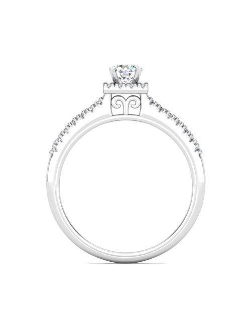 Gyűrűguru eljegyzési gyűrű 0,25ct szintetikus gyémánttal BRK616 