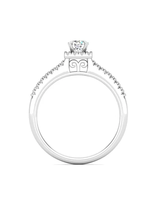 Gyűrűguru eljegyzési gyűrű 0,25ct szintetikus gyémánttal BRK616 
