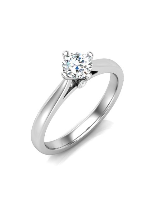 Gyűrűguru eljegyzési gyűrű 0,4ct H/SI gyémánttal BRK620 