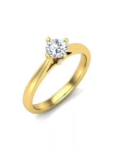   Gyűrűguru eljegyzési gyűrű 0,4ct I/SI gyémánttal BRK620 
