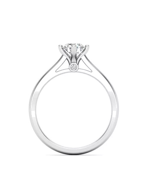 Gyűrűguru eljegyzési gyűrű 0,4ct I/SI gyémánttal BRK620 