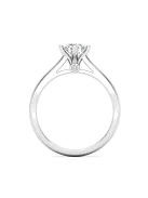 Gyűrűguru eljegyzési gyűrű 0,4ct szintetikus gyémánttal BRK620 