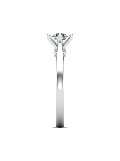 Gyűrűguru eljegyzési gyűrű 0,4ct szintetikus gyémánttal BRK620 