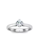 Gyűrűguru eljegyzési gyűrű 0,4ct szintetikus gyémánttal BRK620 