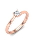 Gyűrűguru eljegyzési gyűrű 0,17ct H/SI gyémánttal BRK621 