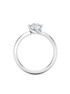 Gyűrűguru eljegyzési gyűrű 0,3ct H/SI gyémánttal BRK624 