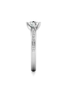 Gyűrűguru eljegyzési gyűrű 0,3ct szintetikus gyémánttal BRK624 