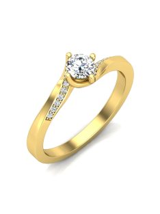   Gyűrűguru eljegyzési gyűrű 0,3ct szintetikus gyémánttal BRK626 