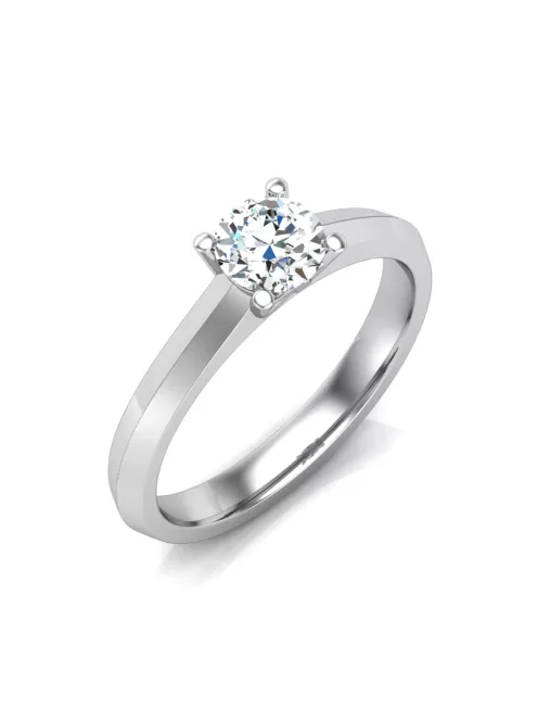 Gyűrűguru eljegyzési gyűrű 0,3ct I/SI gyémánttal BRK627 
