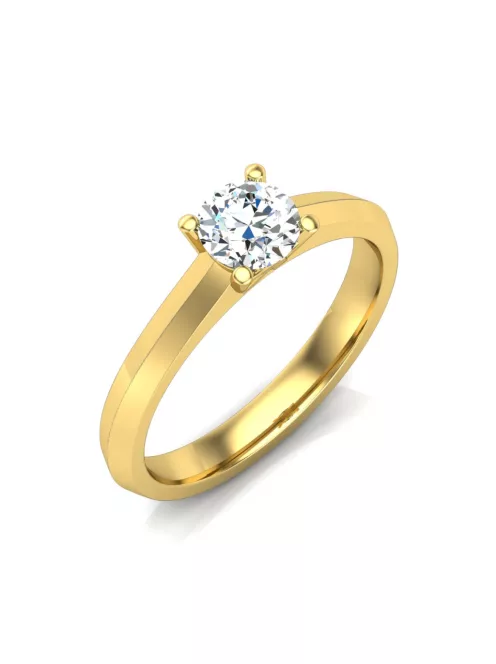 Gyűrűguru eljegyzési gyűrű 0,3ct I/SI gyémánttal BRK627 