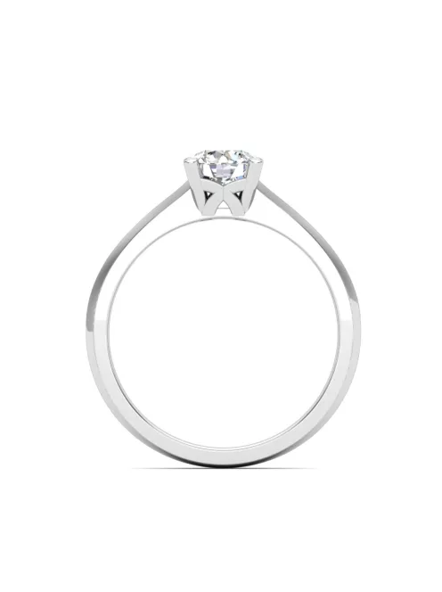 Gyűrűguru eljegyzési gyűrű 0,3ct I/SI gyémánttal BRK627 