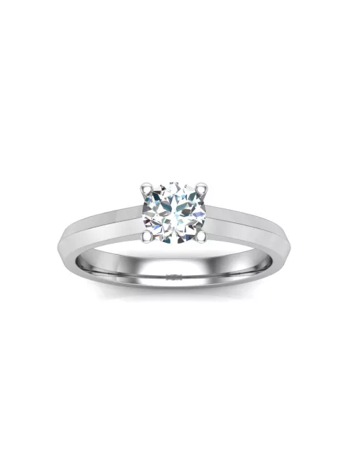 Gyűrűguru eljegyzési gyűrű 0,3ct I/SI gyémánttal BRK627 