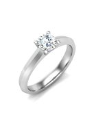 Gyűrűguru eljegyzési gyűrű 0,3ct szintetikus gyémánttal BRK627 