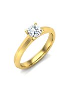 Gyűrűguru eljegyzési gyűrű 0,3ct szintetikus gyémánttal BRK627 