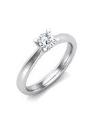 Gyűrűguru eljegyzési gyűrű 0,3ct I/SI gyémánttal BRK635 
