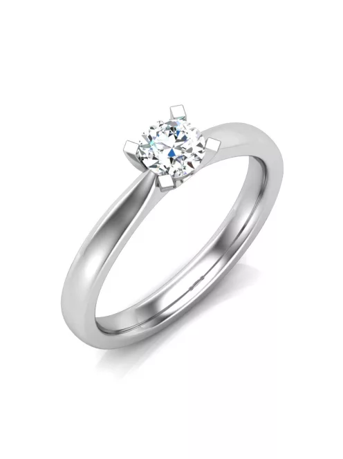 Gyűrűguru eljegyzési gyűrű 0,3ct I/SI gyémánttal BRK635 
