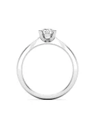 Gyűrűguru eljegyzési gyűrű 0,3ct I/SI gyémánttal BRK635 